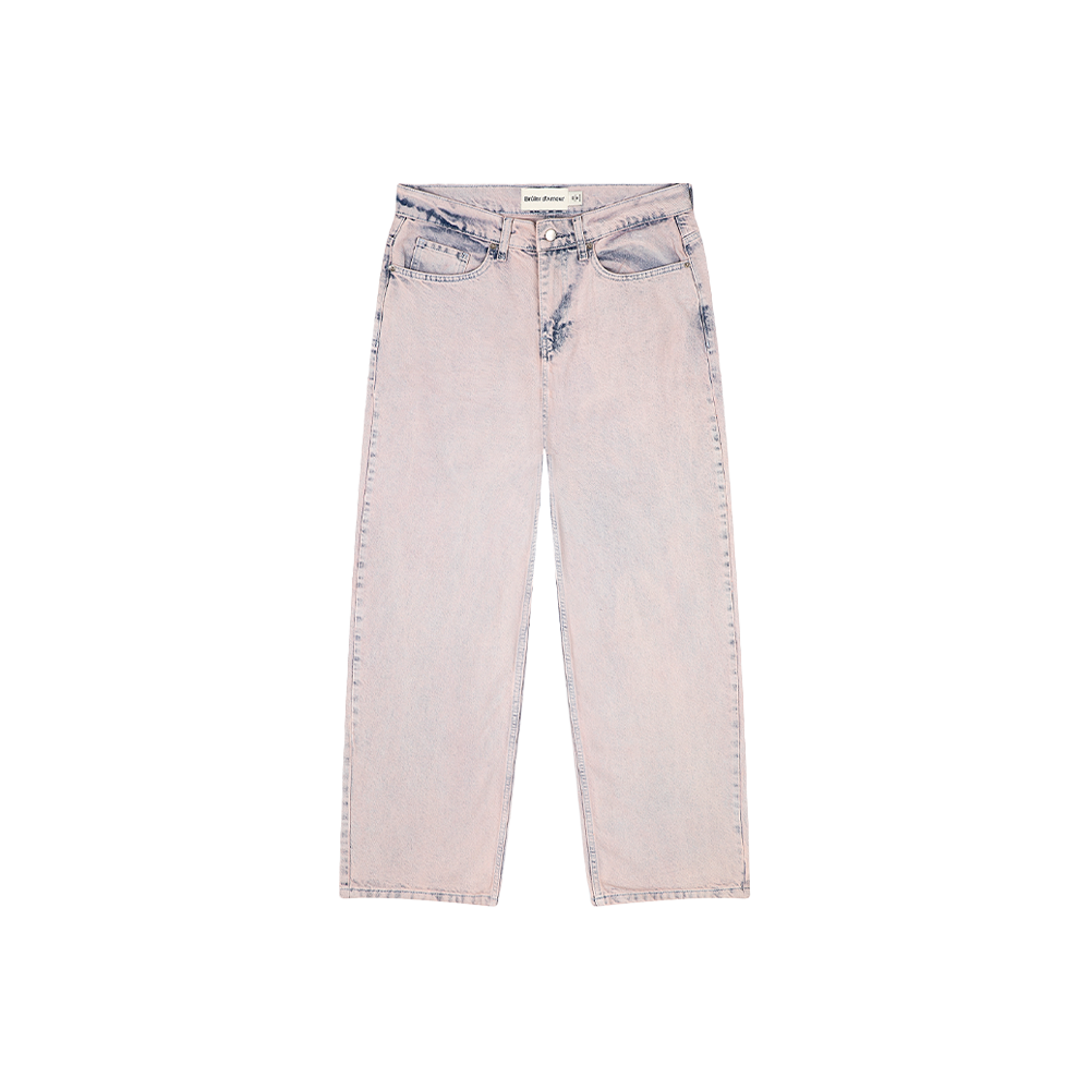Джинсы Bruler d’Amour LOOSE FIT, размер S, розовый