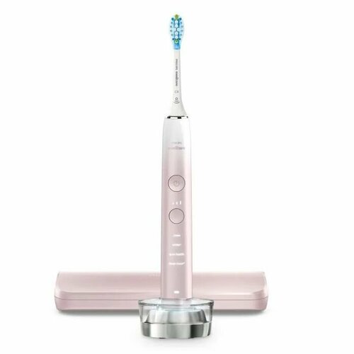 Звуковая зубная щетка Philips Sonicare DiamondClean 9000 HX9911/84, розовый/белый