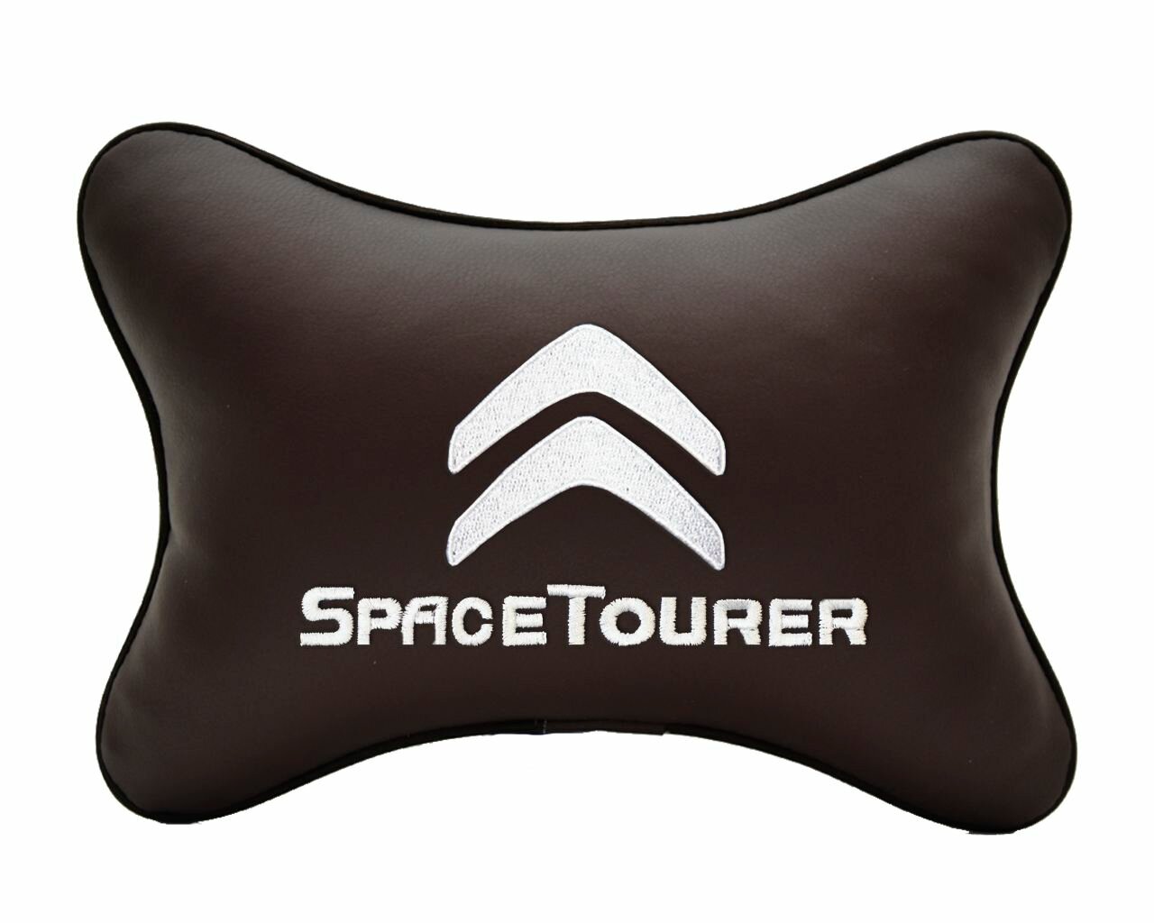 Подушка на подголовник коричневая экокожа CITROEN Space Tourer