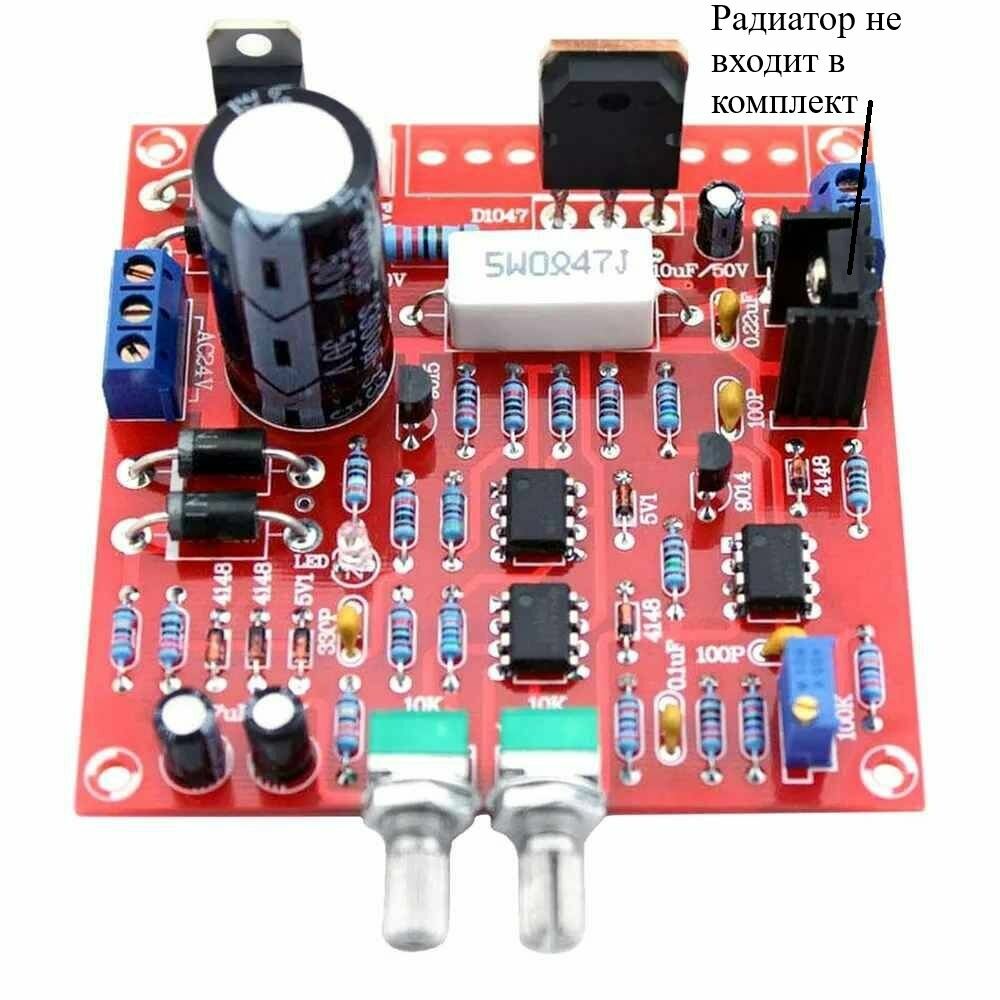 9V KIT Конструктор для самостоятельной сборки и пайки "Лабораторный блок / источник питания 0-30В 2мА-3А" АС 24V без корпуса (У) — фото 1