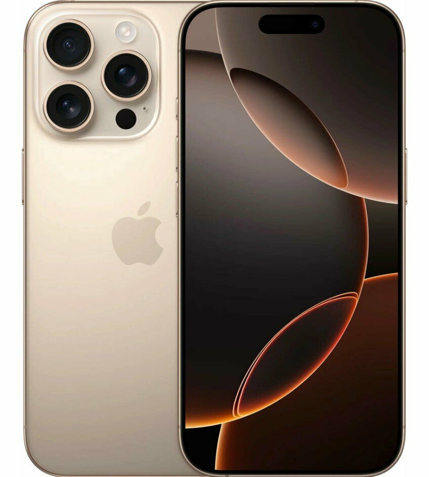 IPhone 16 Pro Max 512GB Desert Titanium Dual: 2 eSIM Без RuStore Без RuStore