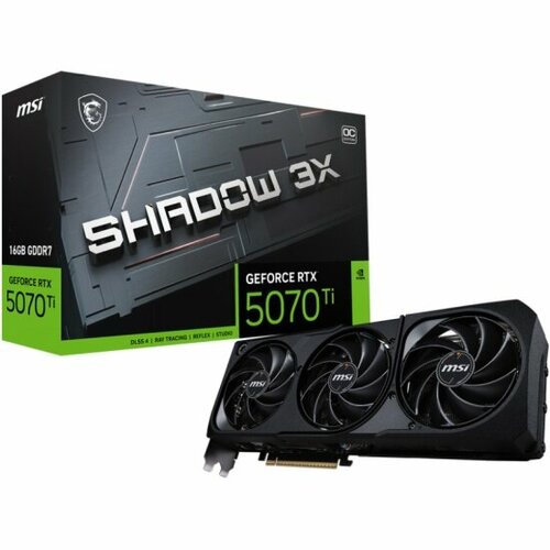Видеокарта Msi GeForce RTX 5070 Ti SHADOW 3X OC 16G