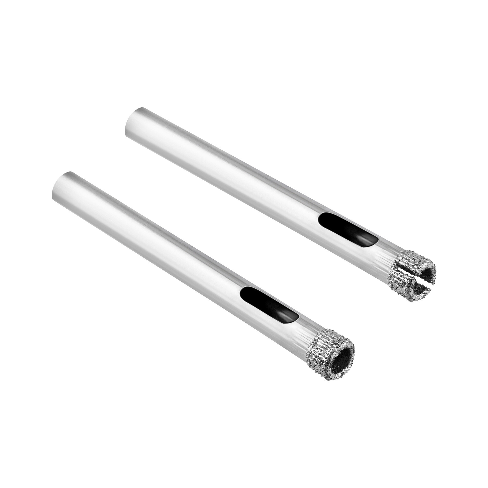 Коронка по стеклу и керамике 6X55 мм VertexTools CRv, 2 шт, с СОЖ