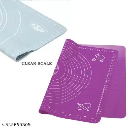 Коврик для выпечки, силикон/стекло, круглый, цвет ассорти, 60x60см — фото 1