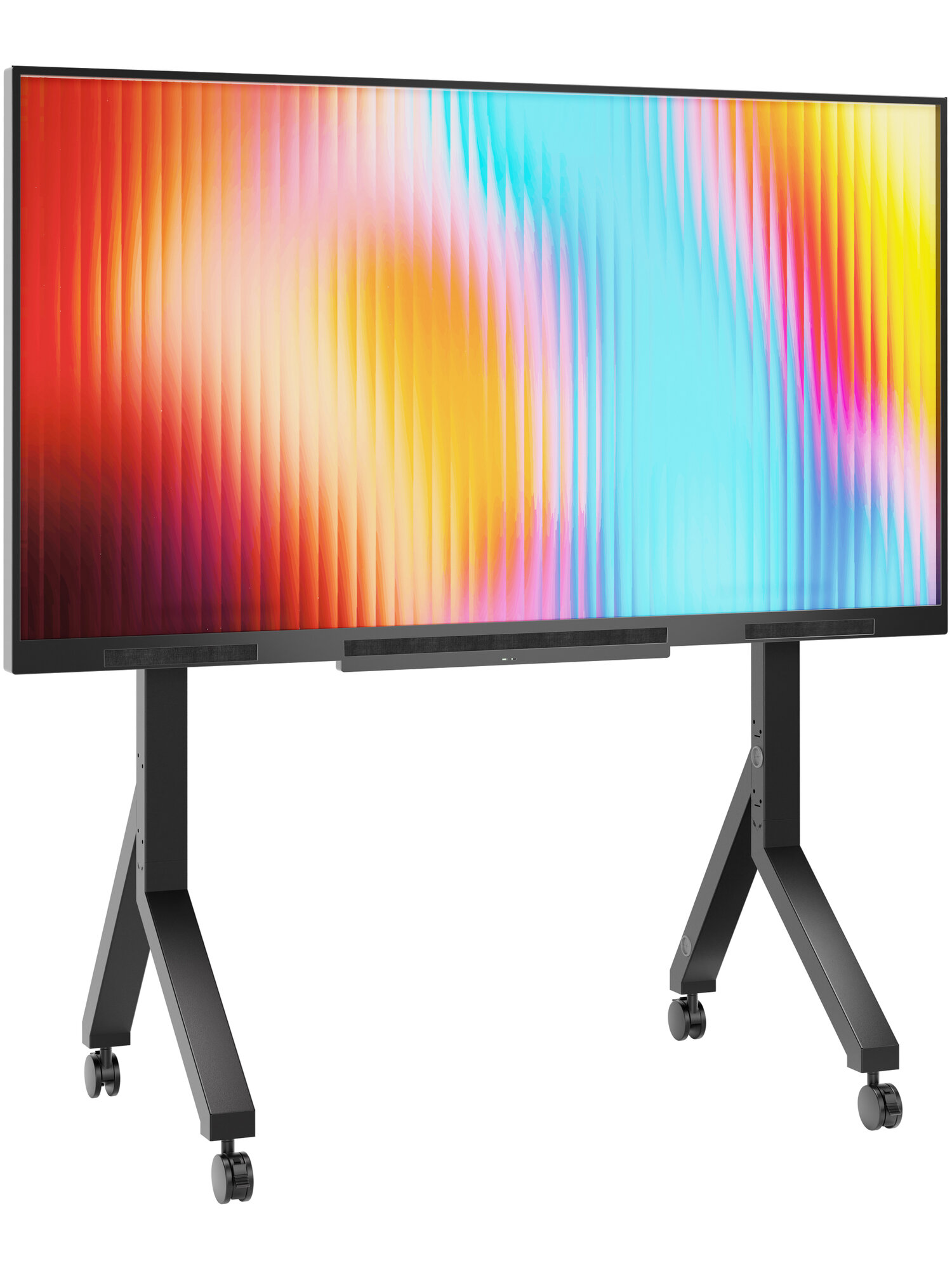 Стойка для телевизора 70"-110" ONKRON TS2081 напольная, стойка для интерактивной панели до 125 кг, чёрная