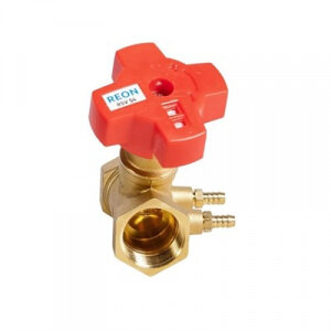 Клапан балансировочный резьбовой Ду 32 (1"1/4) РУ16 RSV54 (Латунь-10+110С) "REON" с изм. нип.