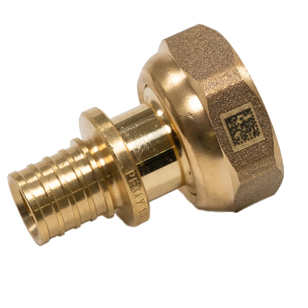 Муфта с накидной гайкой рехау 16х1/2' РВ латунь