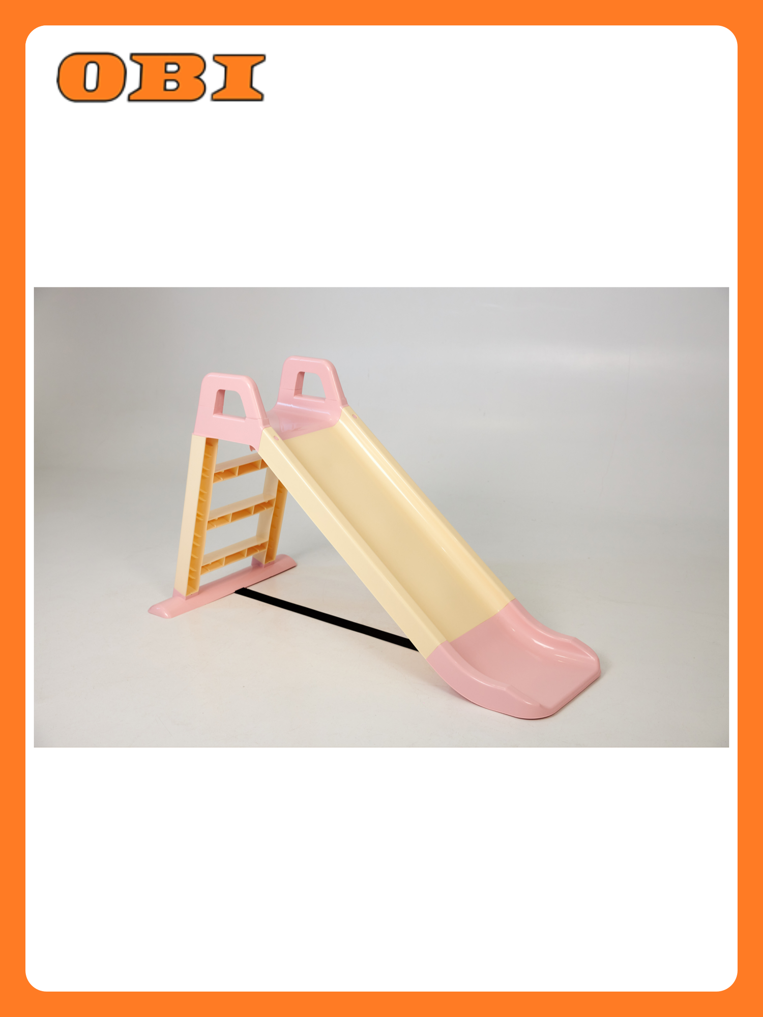 Горка детская OKIKID для девочек 78x135x60 см пластик розовая