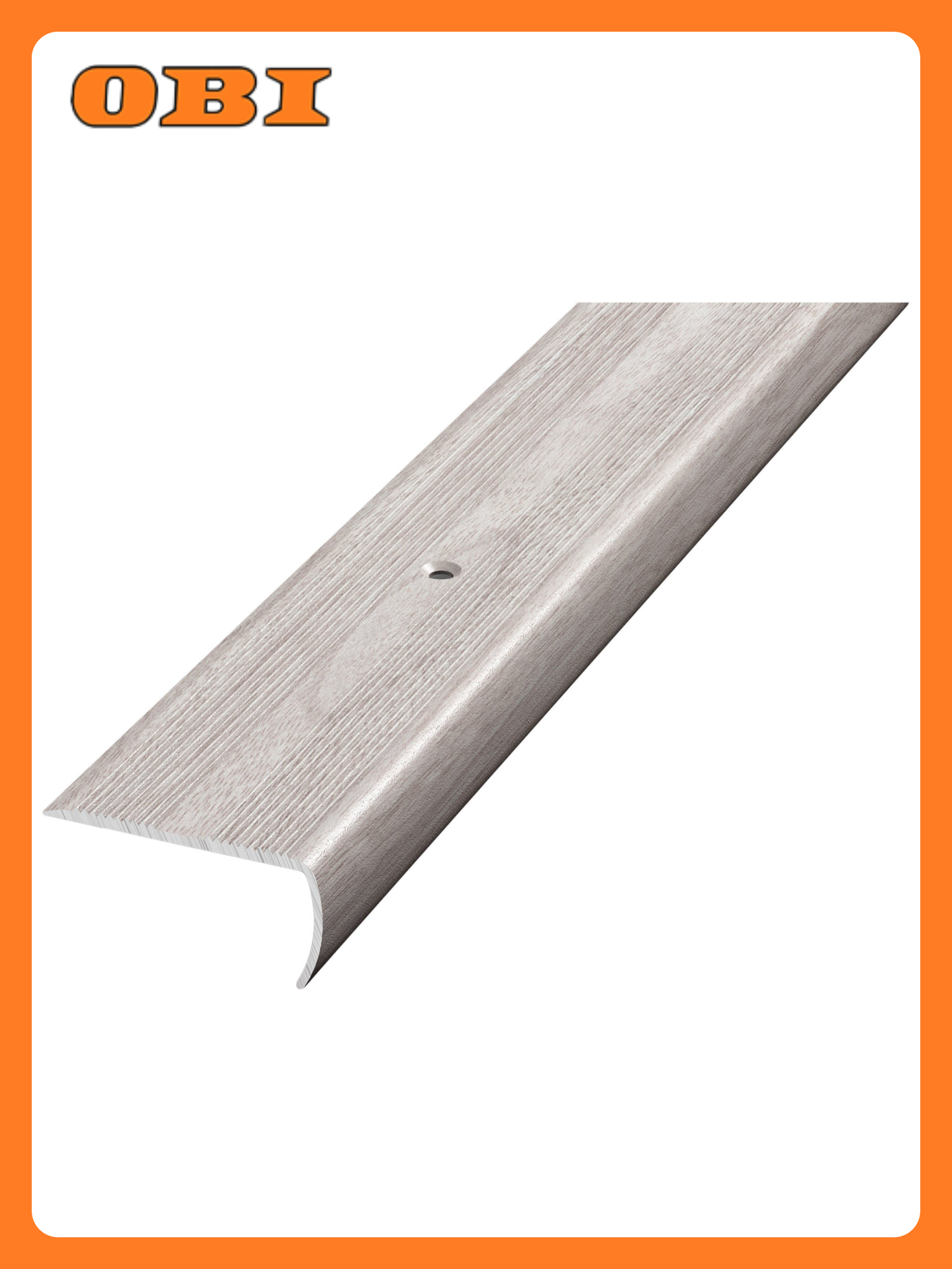 Уголок лука ПУ 06 900.106 ясень белый алюминий 900х40 мм