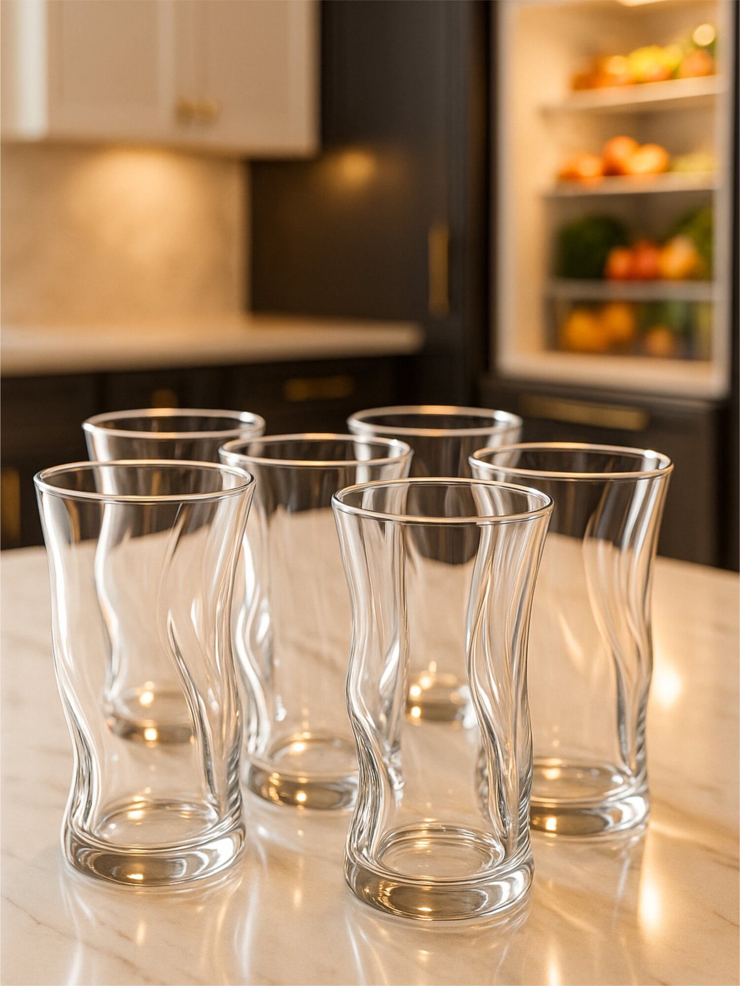 Стакан PASABAHCE аморф 420928 400мл 4шт 4х6 1113905 — фото 1