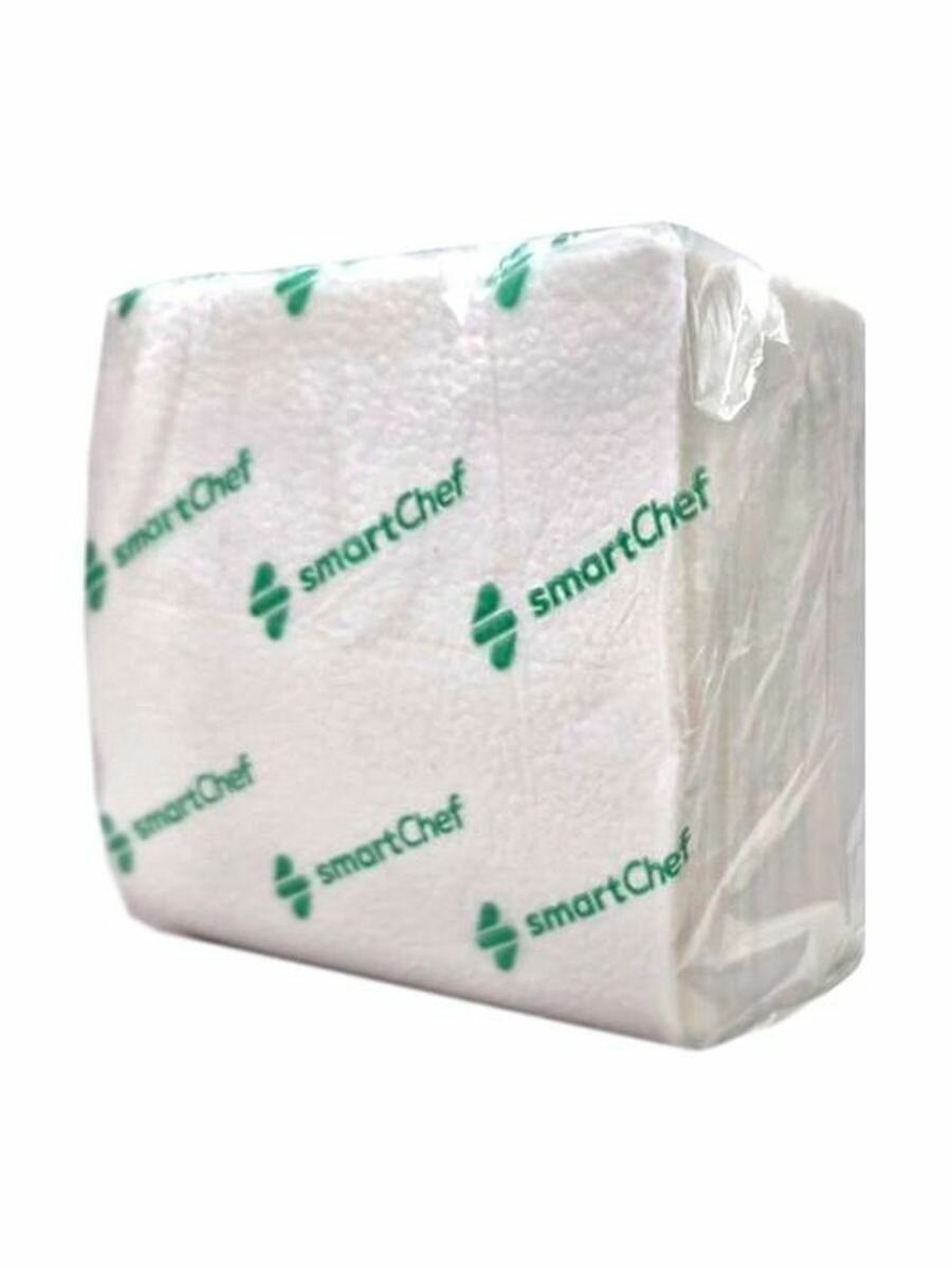 Салфетки Smart Chef Белые 1 Слой 24*24см 75шт/уп