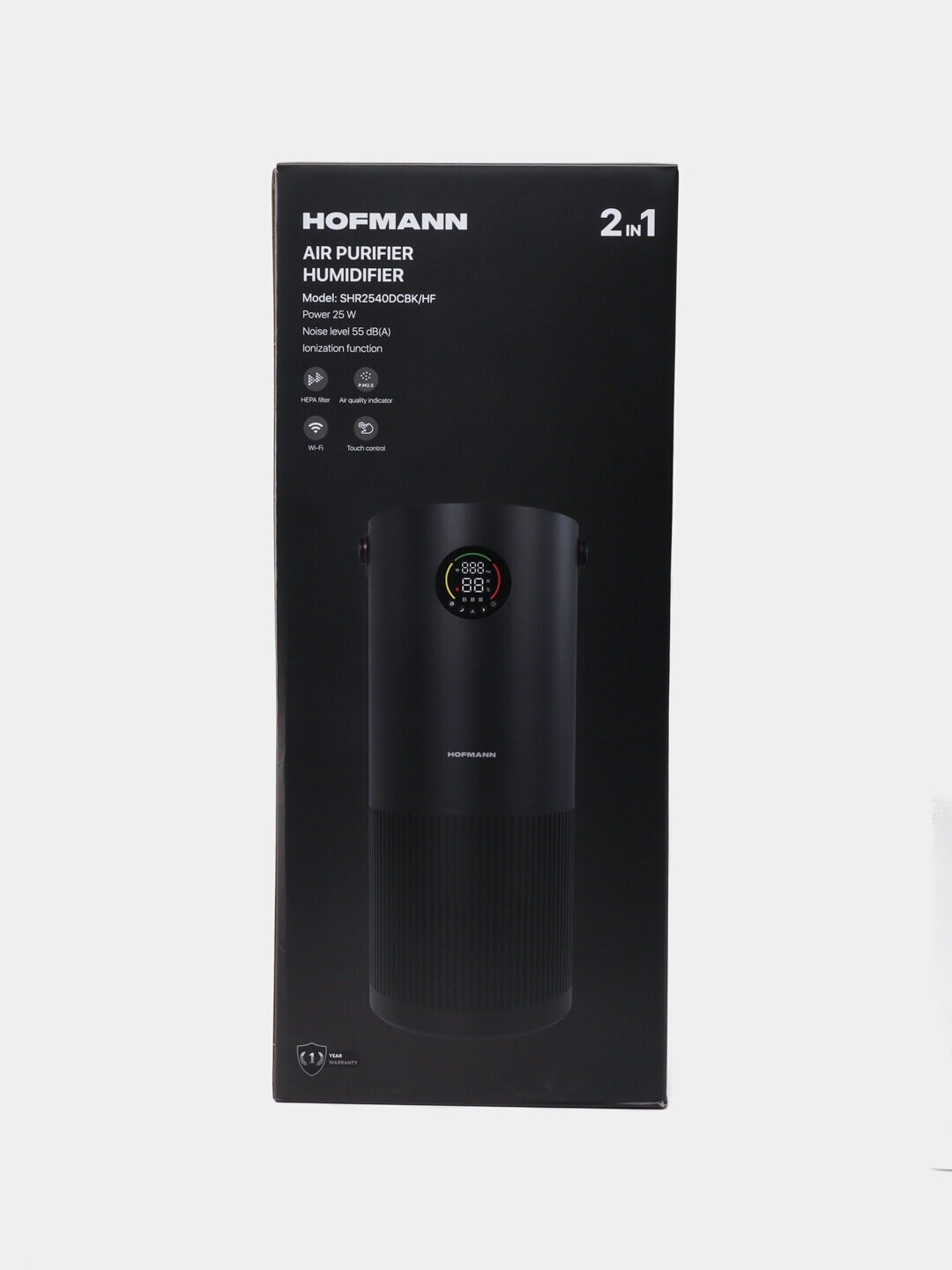 Очиститель воздуха Hoffman SHR2540DC8K, с увлажнителем, 3.75 л