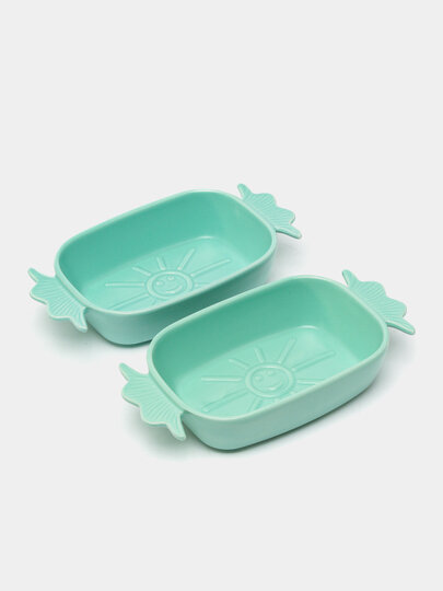 Посуда GOLD "HAPPY KITCHEN", керамическая, 2в1, для конфет, форма продукта — фото 1