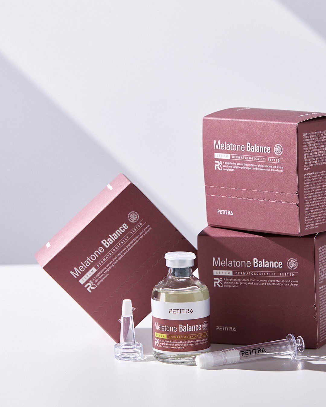 Сыворотка для лица PETITRA Melatone Balance, осветляющая от пигментации и тёмных пятен, выравнивание тона кожи