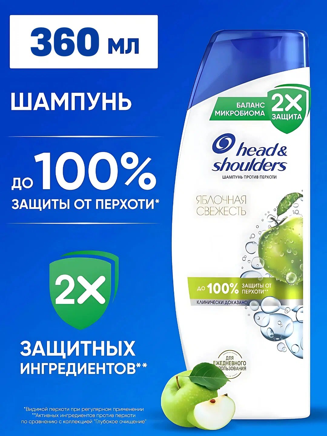 Шампунь Head&Shoulders Цитрусовая свежесть от перхоти для жирных волос, 400 мл