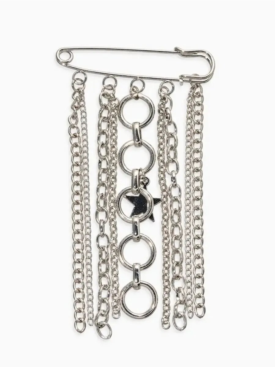 Элегантная булавка с подвесами звезды