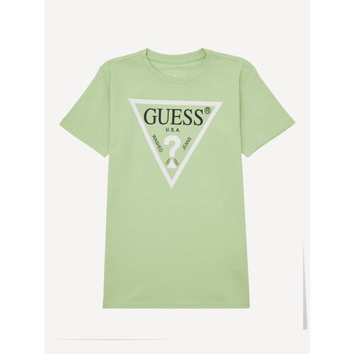 Футболка GUESS, размер 128-134, зеленый