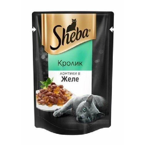 влажный корм для кошек sheba ломтики в желе с курицей 75г Sheba Паучи для кошек Ломтики в желе с кроликом 75г 10248078 0,075 кг 58428 (2 шт)