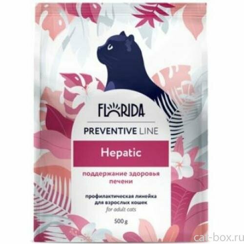 Сухой корм для кошек Florida Hepatic 500 г