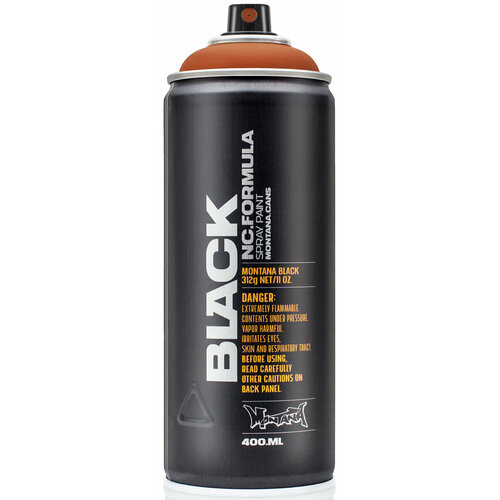 Краска для граффити MONTANA BLACK лесной орех 0,4л 1060 BLK коричневый, бежевый
