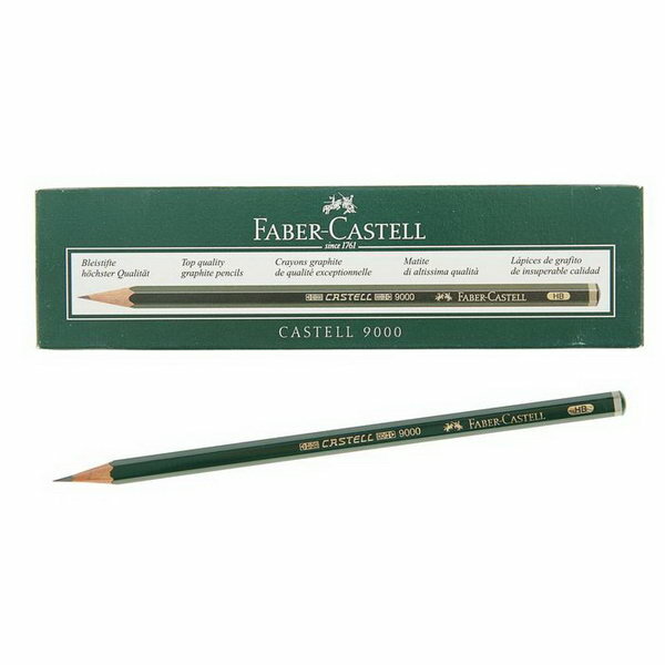 Карандаш чернографитовый Faber-Castell HB - фото №1