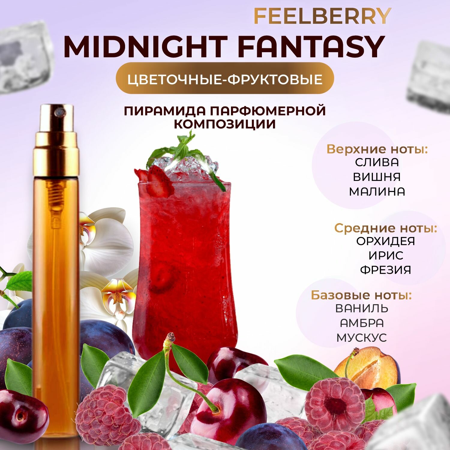 Духи Midnight Fantasy, 10 мл