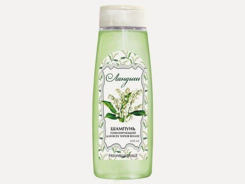 Изображение товара Шампунь Новая Заря Ландыш тонизирующий для всех типов волос 420 мл 4603023067638