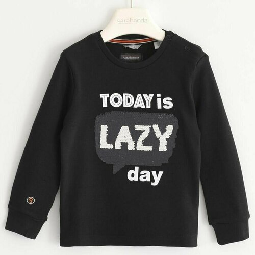 фото Футболка sarabanda, размер 3 года (98 см), черный