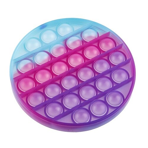 Сенсорная игрушка-антистресс "Залипательные пузырьки. Круг" (меняющий цвет) 53742
