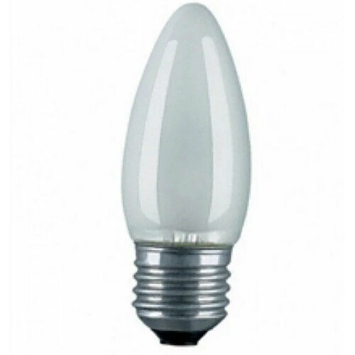 Лампа накаливания GE лампа свеча матовая 40W E27 74398 10 шт