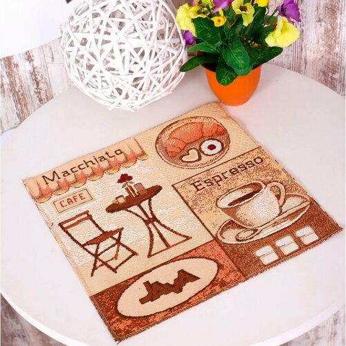 Салфетка декоративная, гобелен 32х32 см 