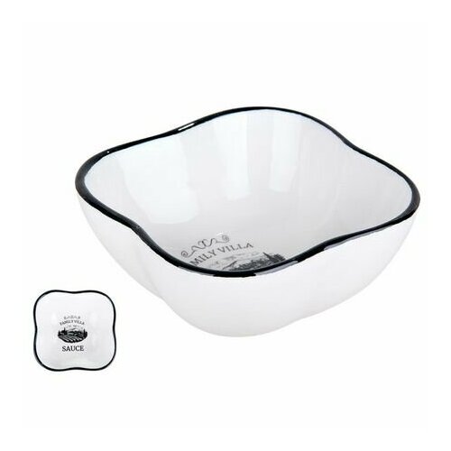 Салатник NUOVACASA Family villa 10см 0,2л квадратный керамика