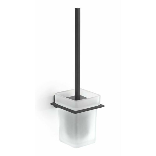 Ерш стеклянный Gedy Atena 4433/03(14) настенный, черный матовый