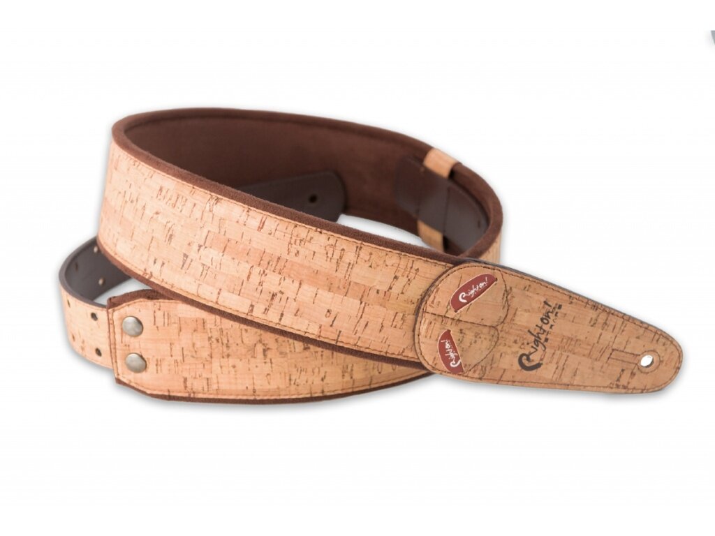 8401070040262 Mojo Cork Beige Ремень для гитары, RightOn Straps