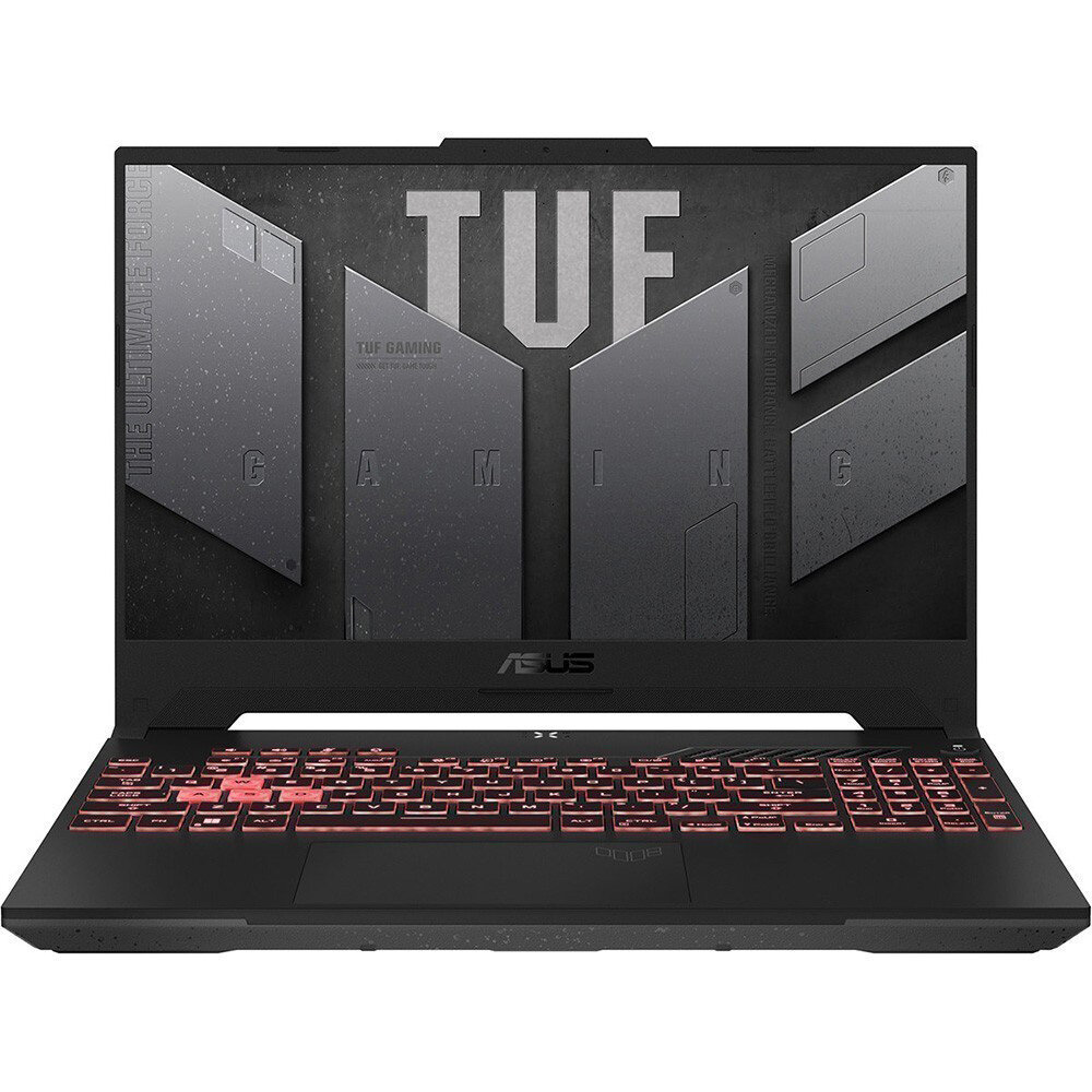 Ноутбук ASUS TUF Gaming A15 FA507NU-LP030, 15.6" (1920x1080) IPS 144Гц/AMD Ryzen 7 7735HS/8ГБ DDR5/512ГБ SSD/GeForce RTX 4050 6ГБ/Без ОС, серый (90NR0EB5-M00510)