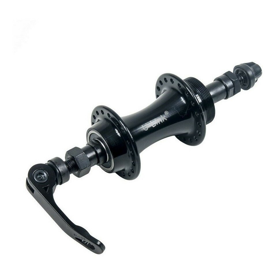 Втулка задняя U-Link GL-B08R-QS на промподшипниках алюминий под трещотку на 36 спиц OLD 135 мм