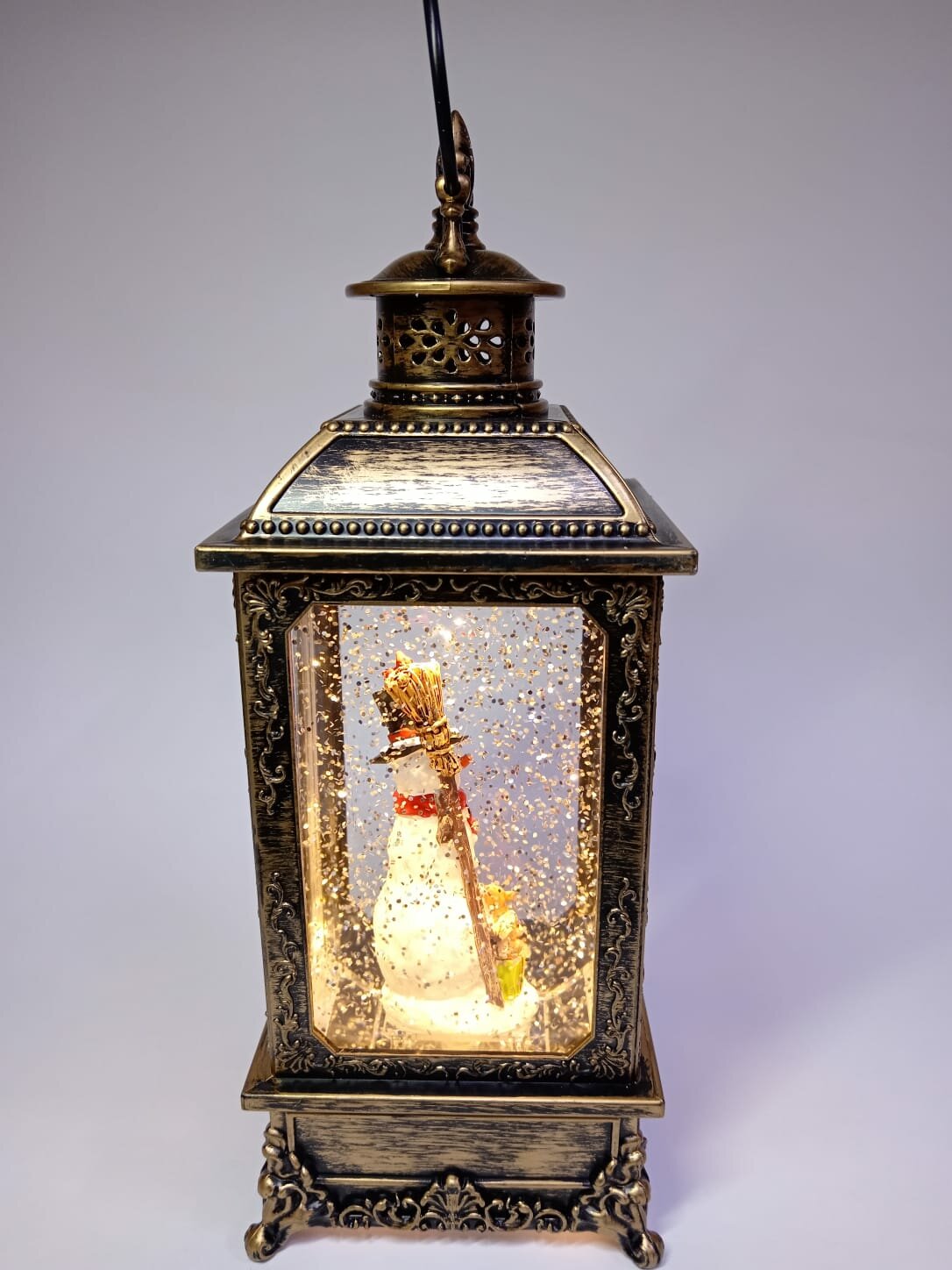 Светильник ночник "Новогодний снеговик", музыкальный, с подсветкой - фотография № 7