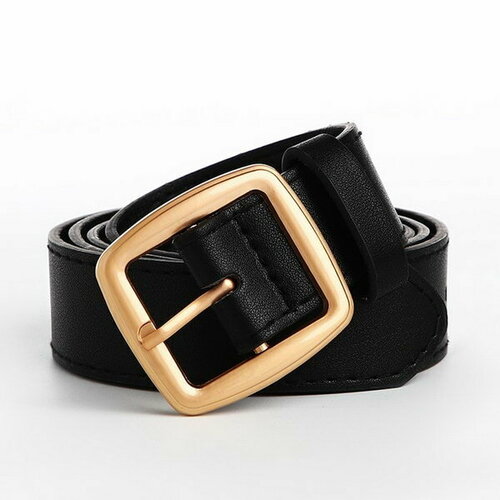 фото Ремень сима-ленд, размер 102, черный сима-лэнд