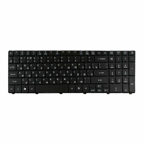 Клавиатура (keyboard) NSK-AL01D, 9JN1H8201D для ноутбука Acer Aspire 5230, 5236, 5236G, без рамки, черная