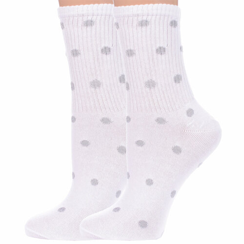 фото Носки красная ветка, 2 пары, размер 23-25, белый