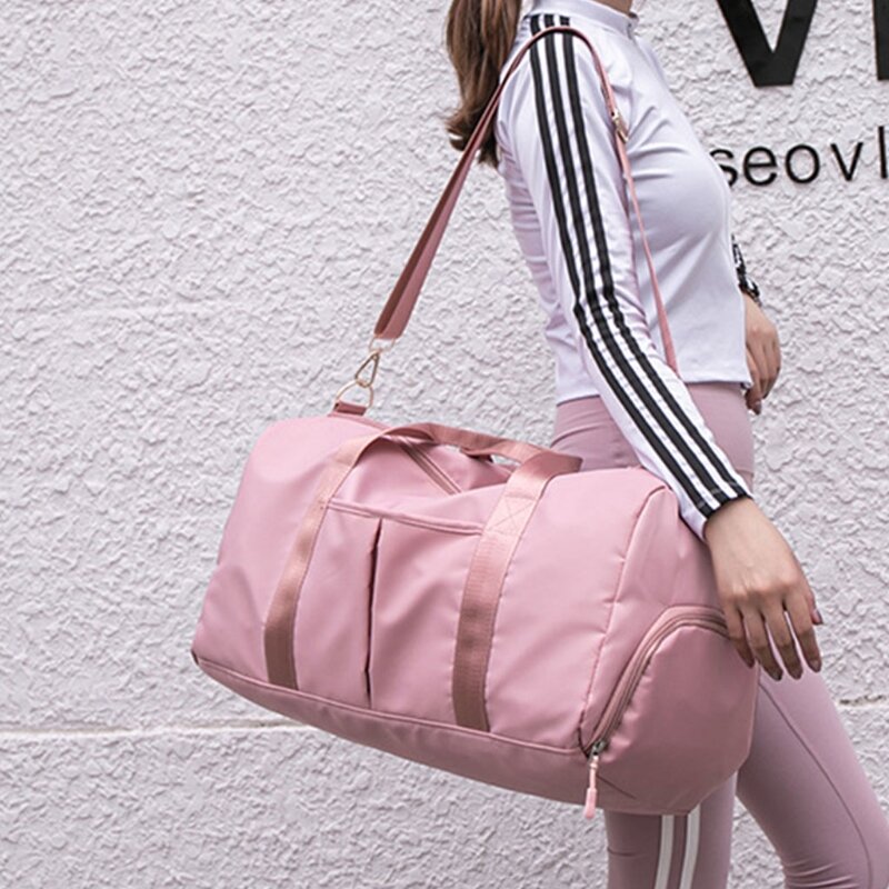 фото Спортивная сумка /для фитнеса через плечо ручная в бассейн дорожная/