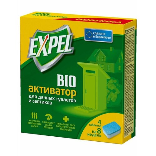 Expel биоактиватор для дачных туалетов и септиков expel средство для чистки унитаза соединенного с септиком 750 мл