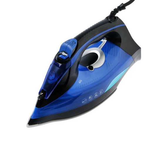 Утюг с парогенератором паровой утюг для вертикальной глажки домашний утюг керамическая подошва паровой удар пульверизатор синий 209000₽