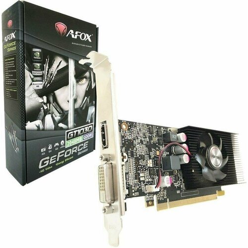 Видеокарта AFOX PCI-E NV GT 1030 2048Mb DVIHDMI AF1030-2048D5L7 874600₽