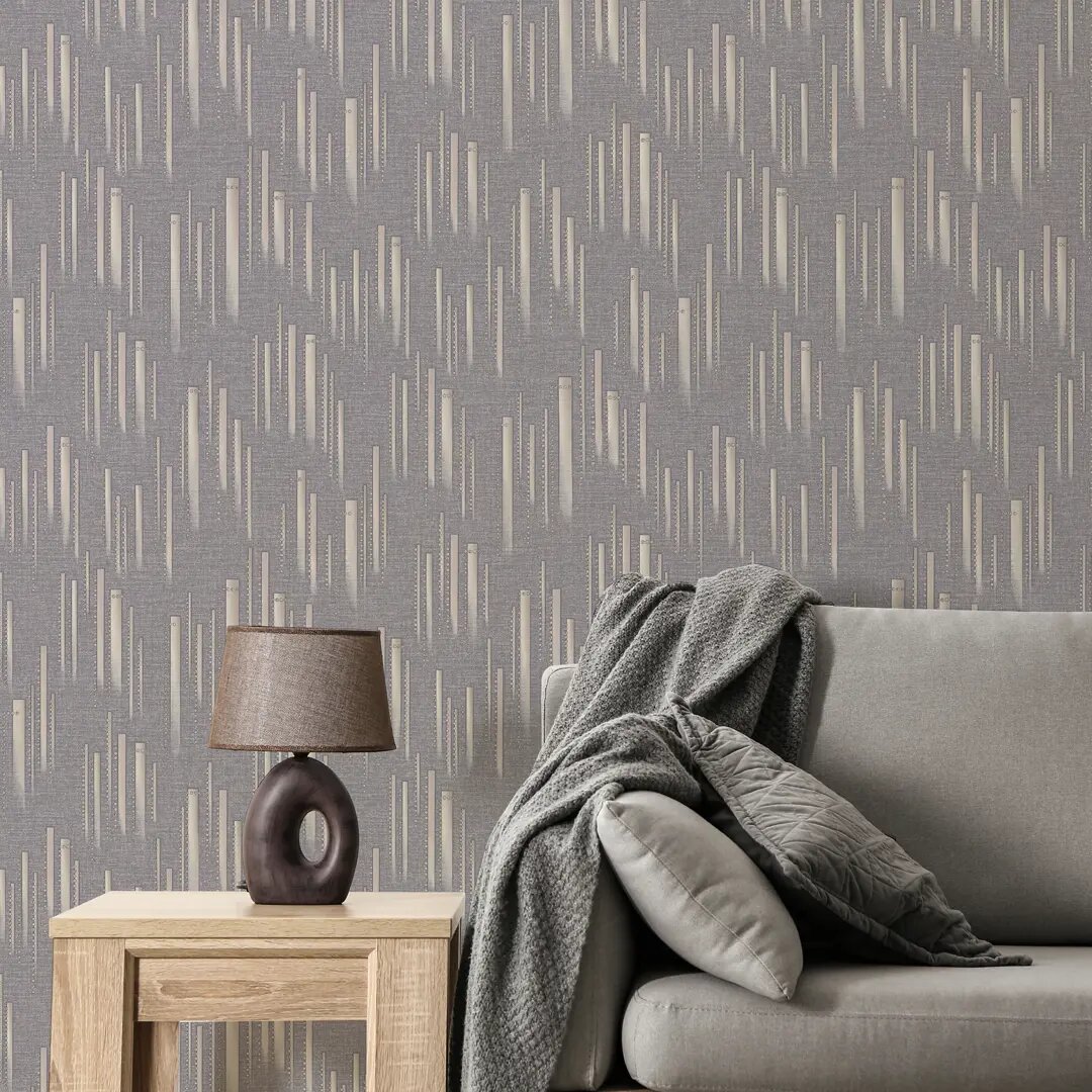 Обои флизелиновые Euro Decor Level коричневые 1.06 м ED7197-12Э - фото №3