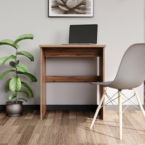 Туалетный консольный столик Дуб Вотан, стол косметический, детский рабочий стол domokomod 66*50*75