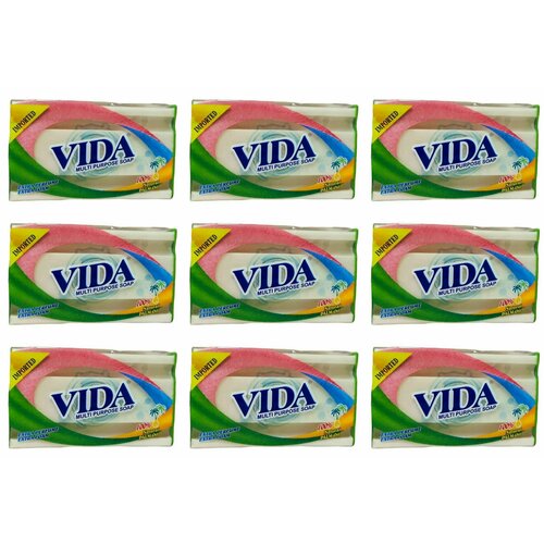 VIDA Мыло туалетное Multi Purpose многоцелевое 250 г 9 шт 1529₽