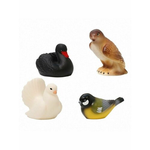 набор резиновых игрушек изучаем птиц коллекция 2 в4069 Игровой набор Изучаем птиц. Коллекция 2
