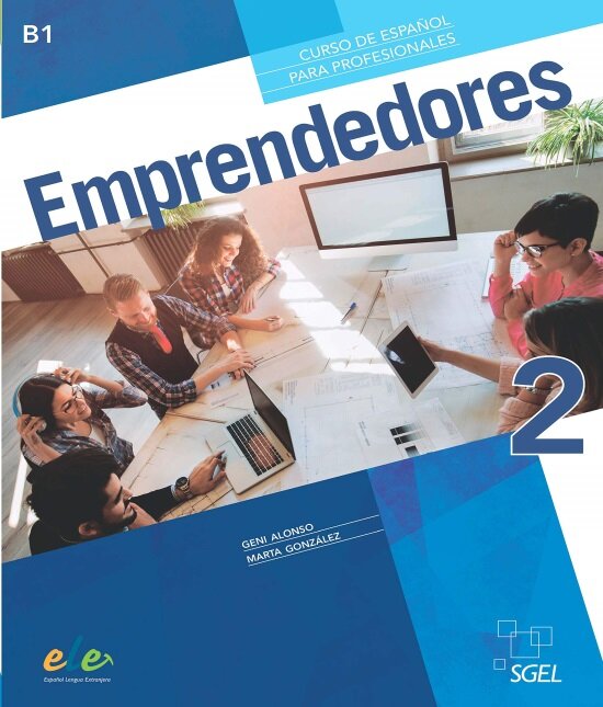 Emprendedores B1 Libro+cuaderno, комплект из учебника и рабочей тетради по испанскому языку для студентов и взрослых