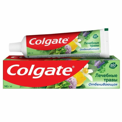 Зубная паста COLGATE Лечебные травы Отбеливающая 100мл зубная паста colgate лечебные травы отбеливающая 100мл